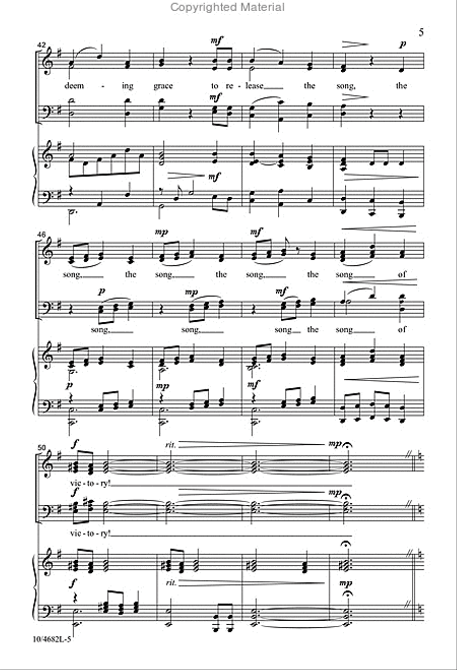 How Shall We Sing Salvation’s Song? 4-Part scores gallery preview page 5
