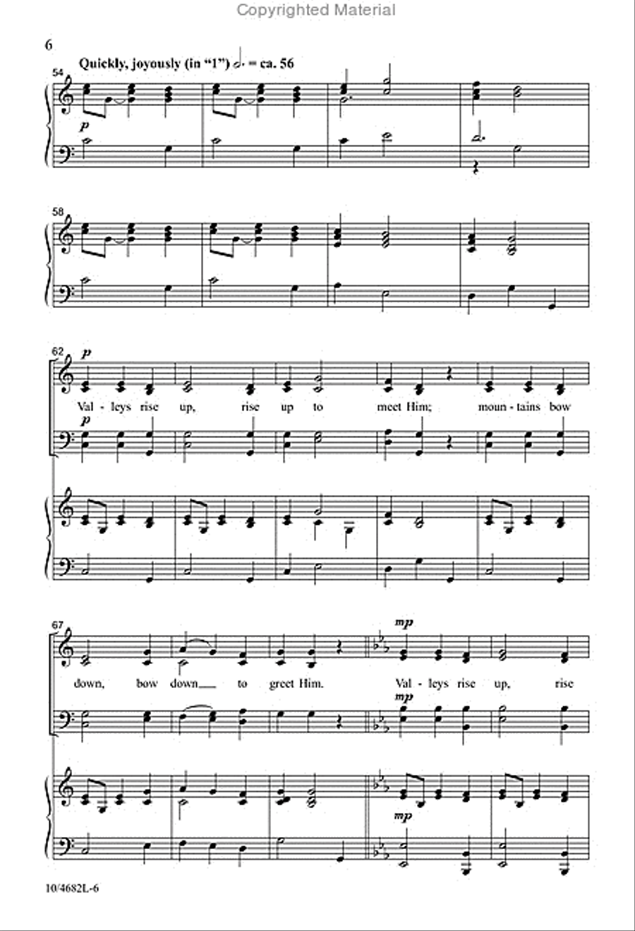 How Shall We Sing Salvation’s Song? 4-Part scores gallery preview page 6