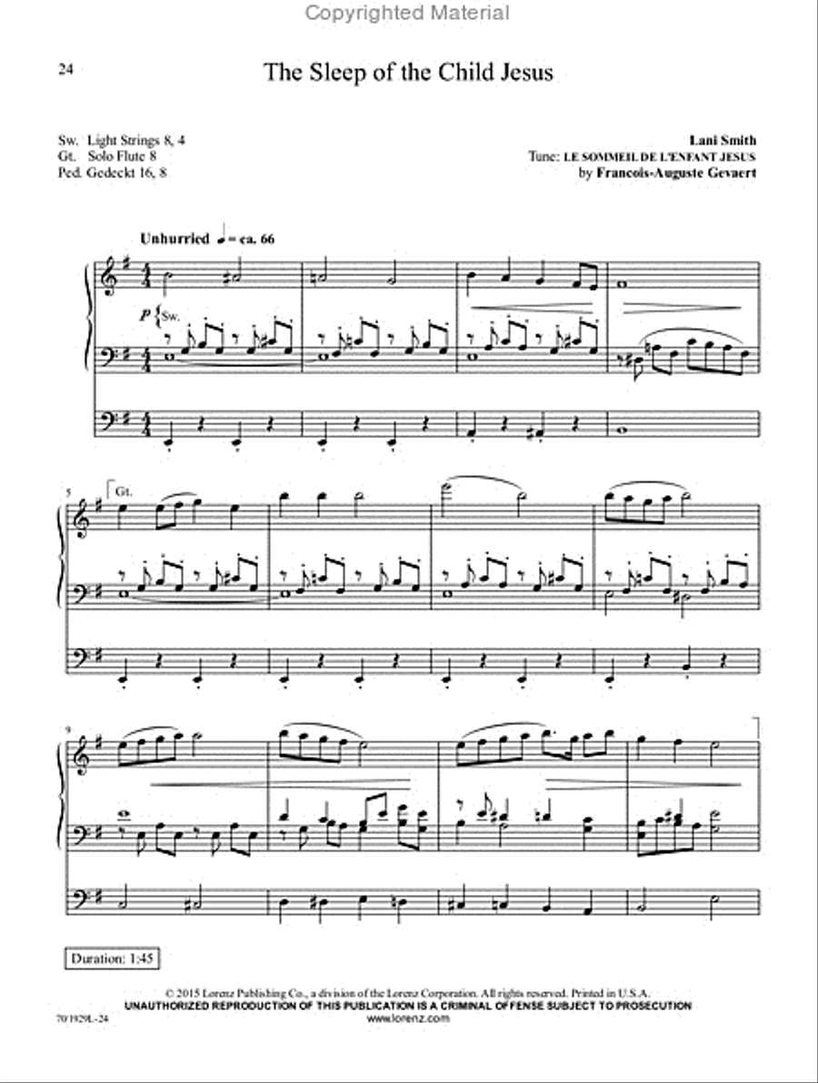 Reflections of Christmas Reflections of Christmas Organ Solo scores gallery preview page 15