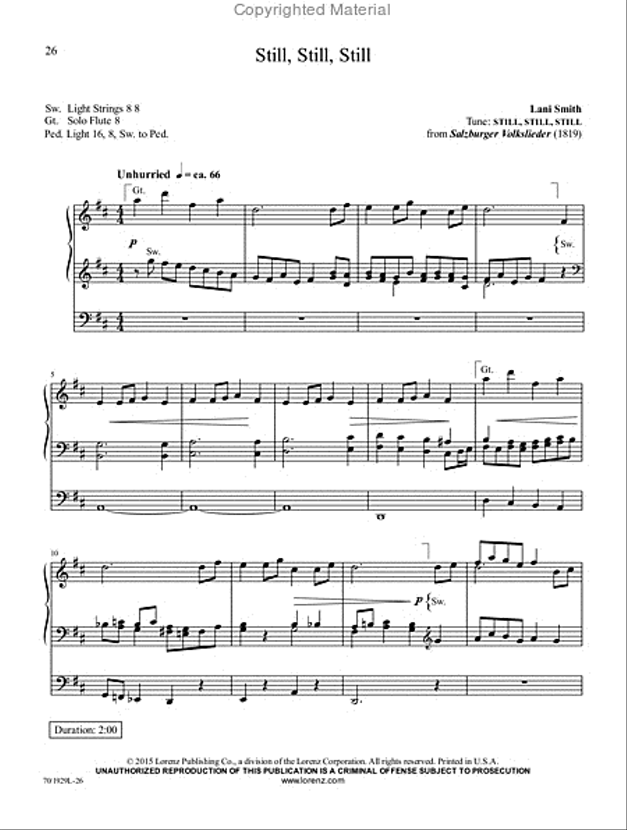 Reflections of Christmas Reflections of Christmas Organ Solo scores gallery preview page 16