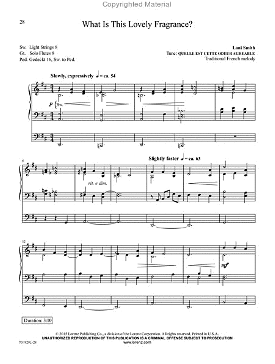 Reflections of Christmas Reflections of Christmas Organ Solo scores gallery preview page 17