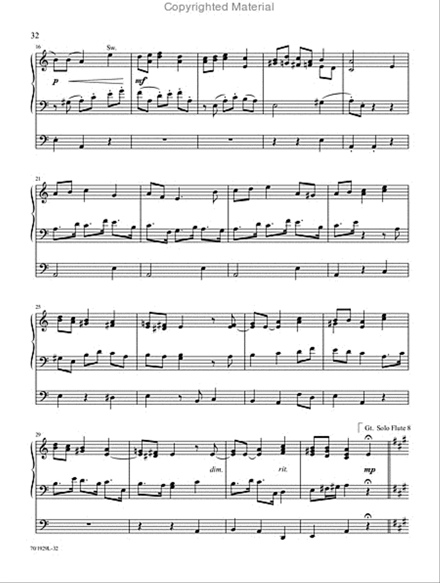 Reflections of Christmas Reflections of Christmas Organ Solo scores gallery preview page 20