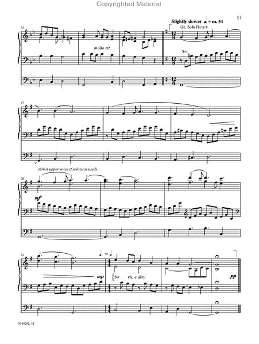 Reflections of Christmas Reflections of Christmas Organ Solo scores gallery preview page 7