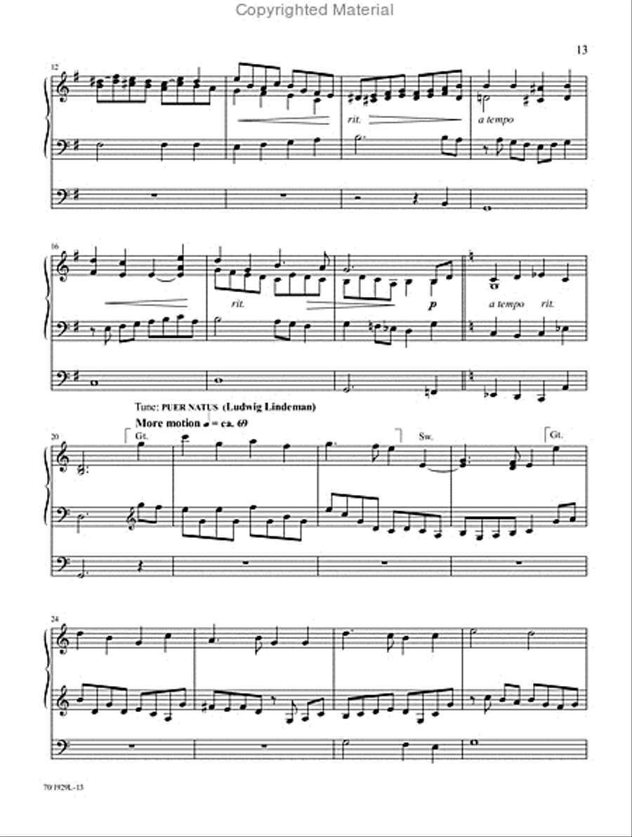 Reflections of Christmas Reflections of Christmas Organ Solo scores gallery preview page 9