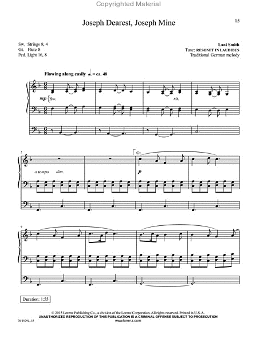 Reflections of Christmas Reflections of Christmas Organ Solo scores gallery preview page 10