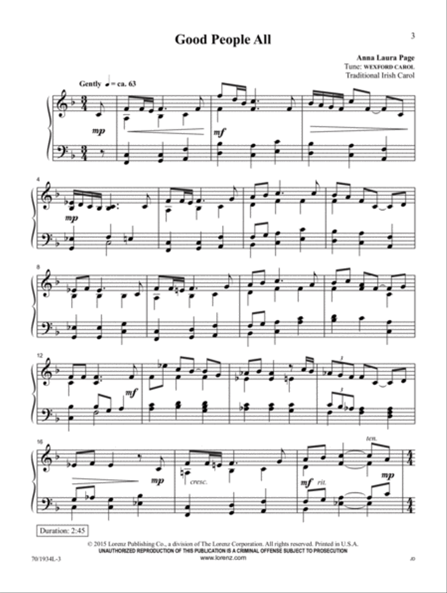 Christmas Traditions Christmas Traditions Piano Solo scores gallery preview page 3