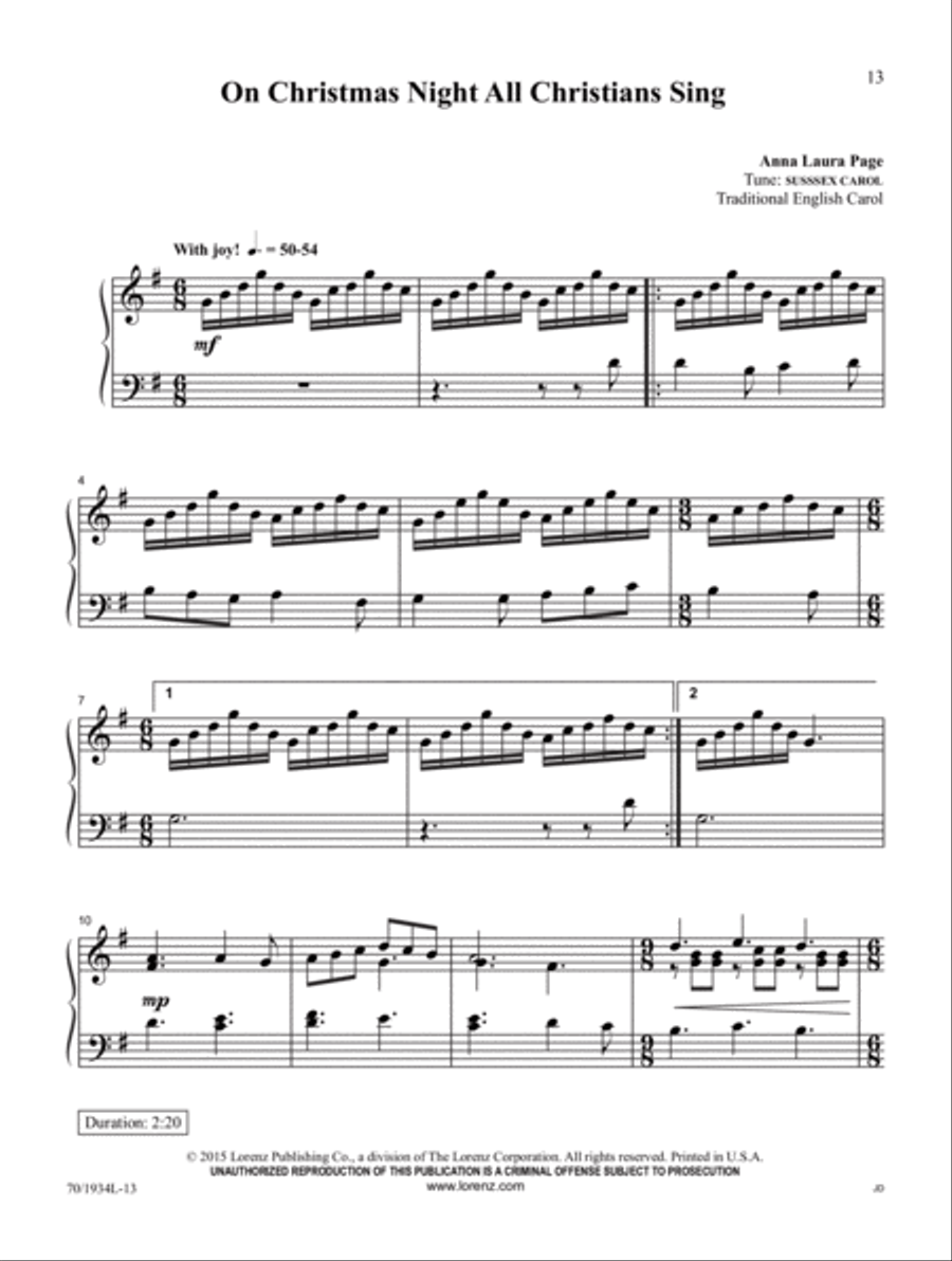 Christmas Traditions Christmas Traditions Piano Solo scores gallery preview page 6