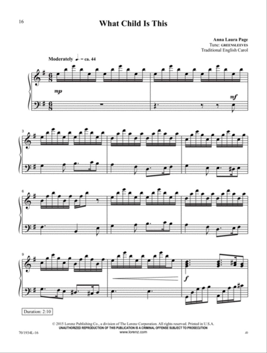 Christmas Traditions Christmas Traditions Piano Solo scores gallery preview page 7