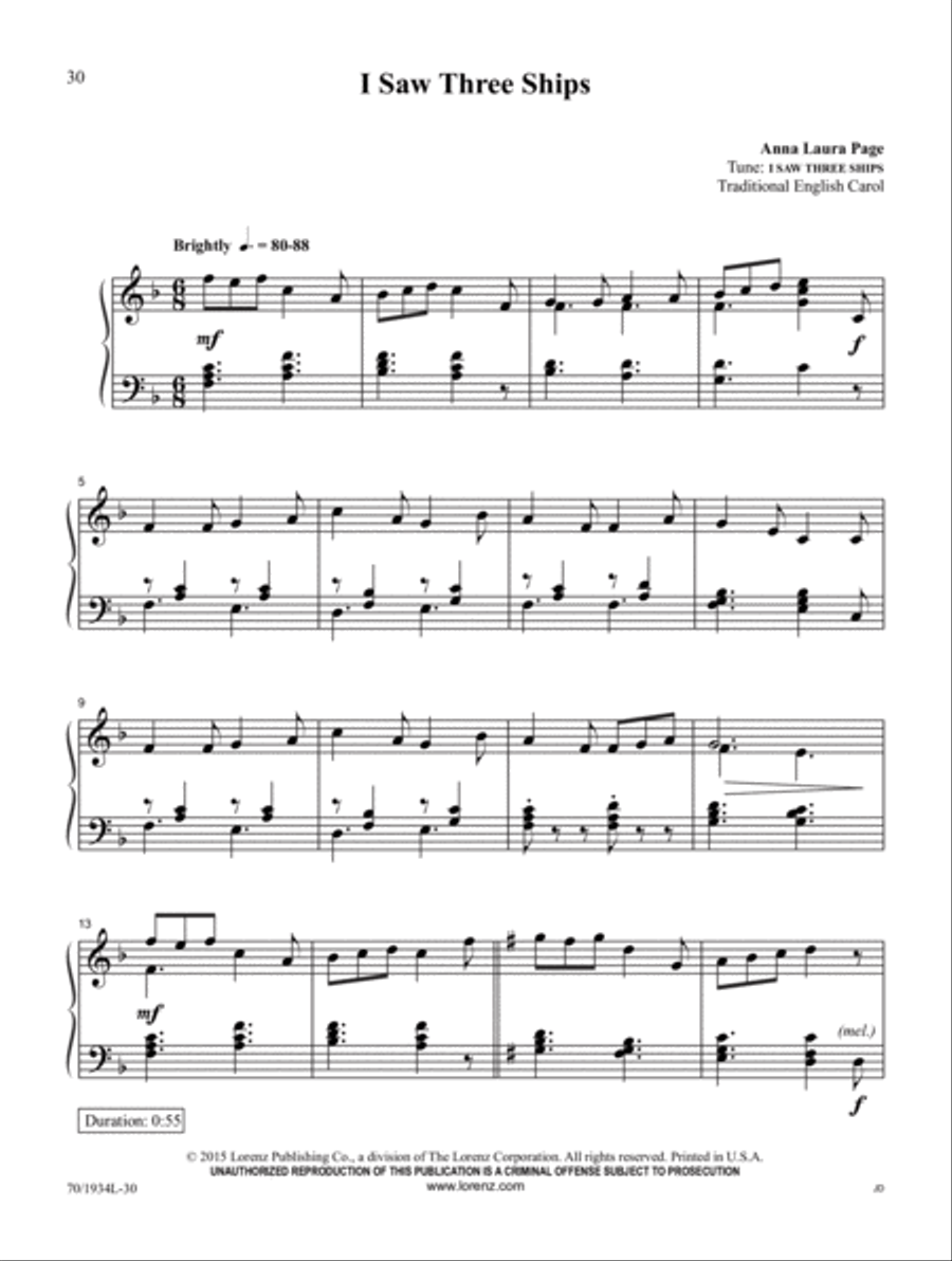 Christmas Traditions Christmas Traditions Piano Solo scores gallery preview page 11