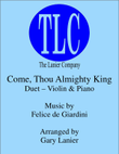 COME, THOU ALMIGHTY KING (Duet – Violin and Piano/Score and Parts)