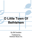 O Little Town of Bethlehem
