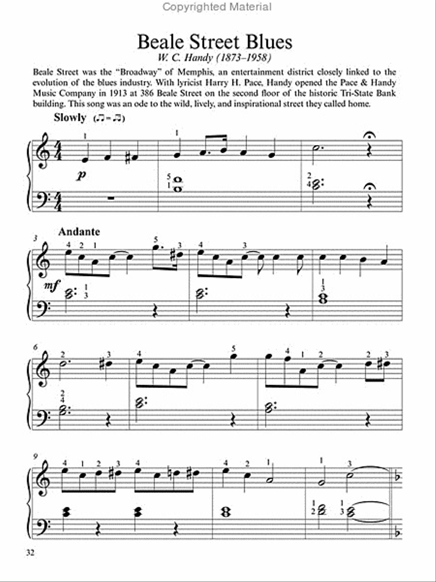 A First Book of Blues -- For The Beginning Pianist Piano Solo scores gallery preview page 3