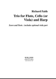 Trio for flute, cello (or viola) and harp