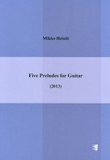 Five Preludes for Guitar
