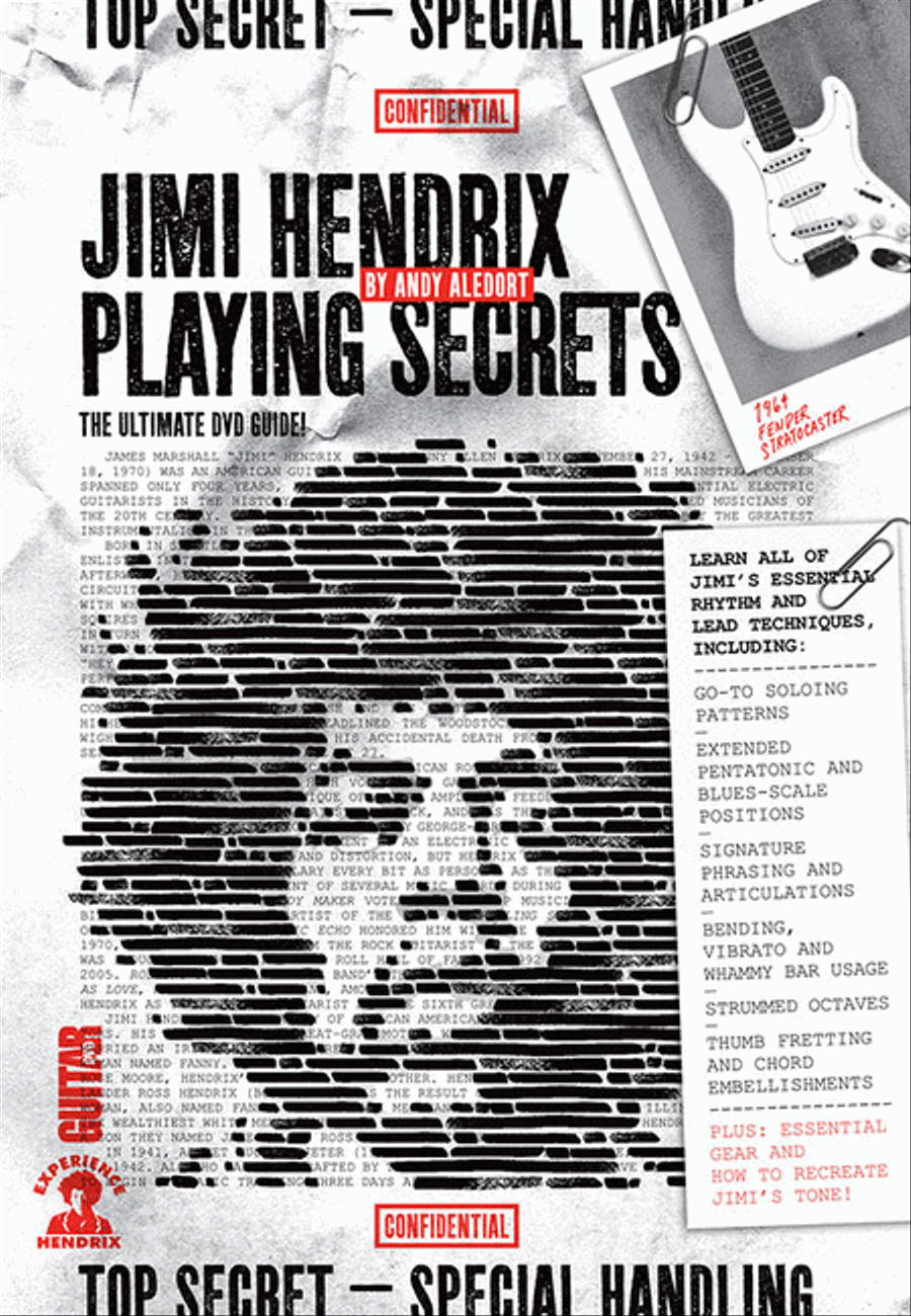 Guitar World -- Jimi Hendrix Playing Secrets Guitar scores gallery preview page 1