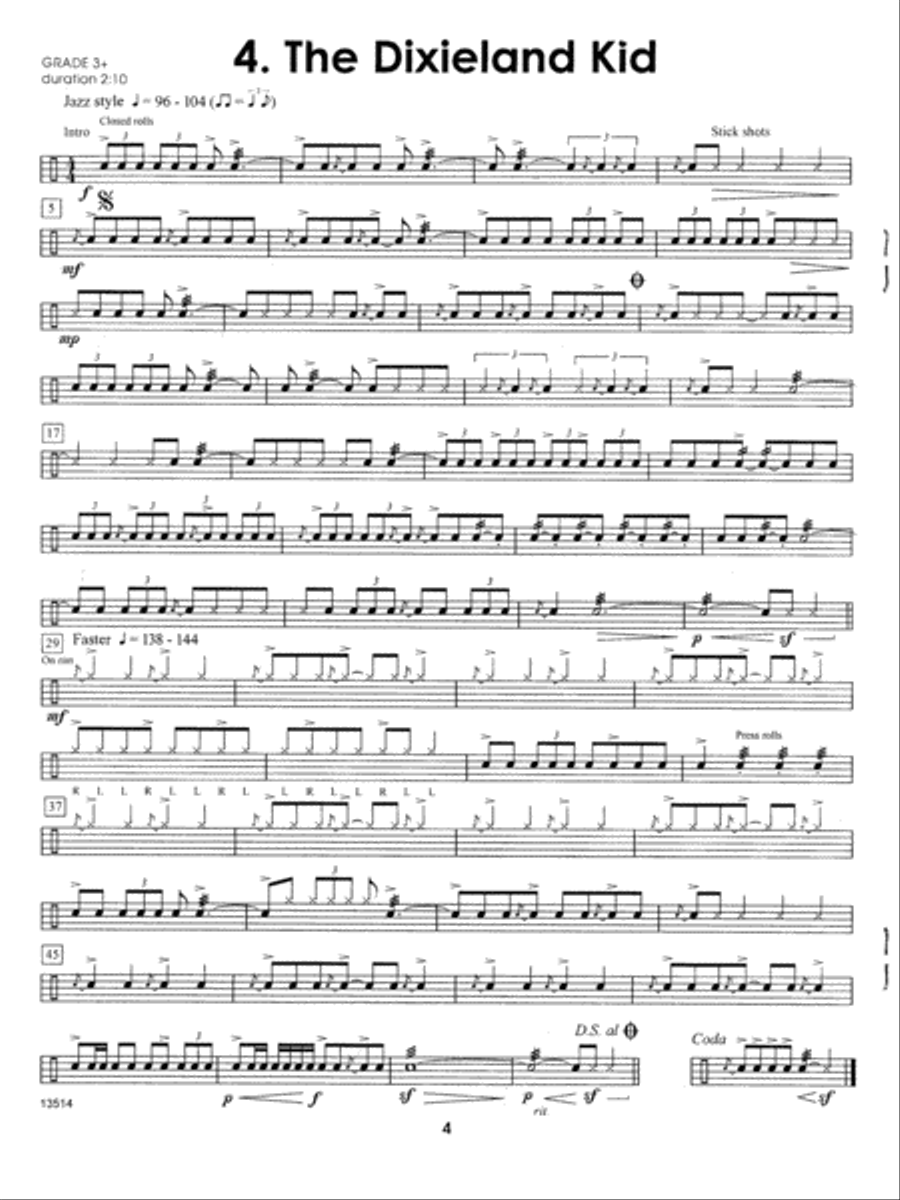 More Contest Solos For The Intermediate Snare Drummer Snare Drum scores gallery preview page 5