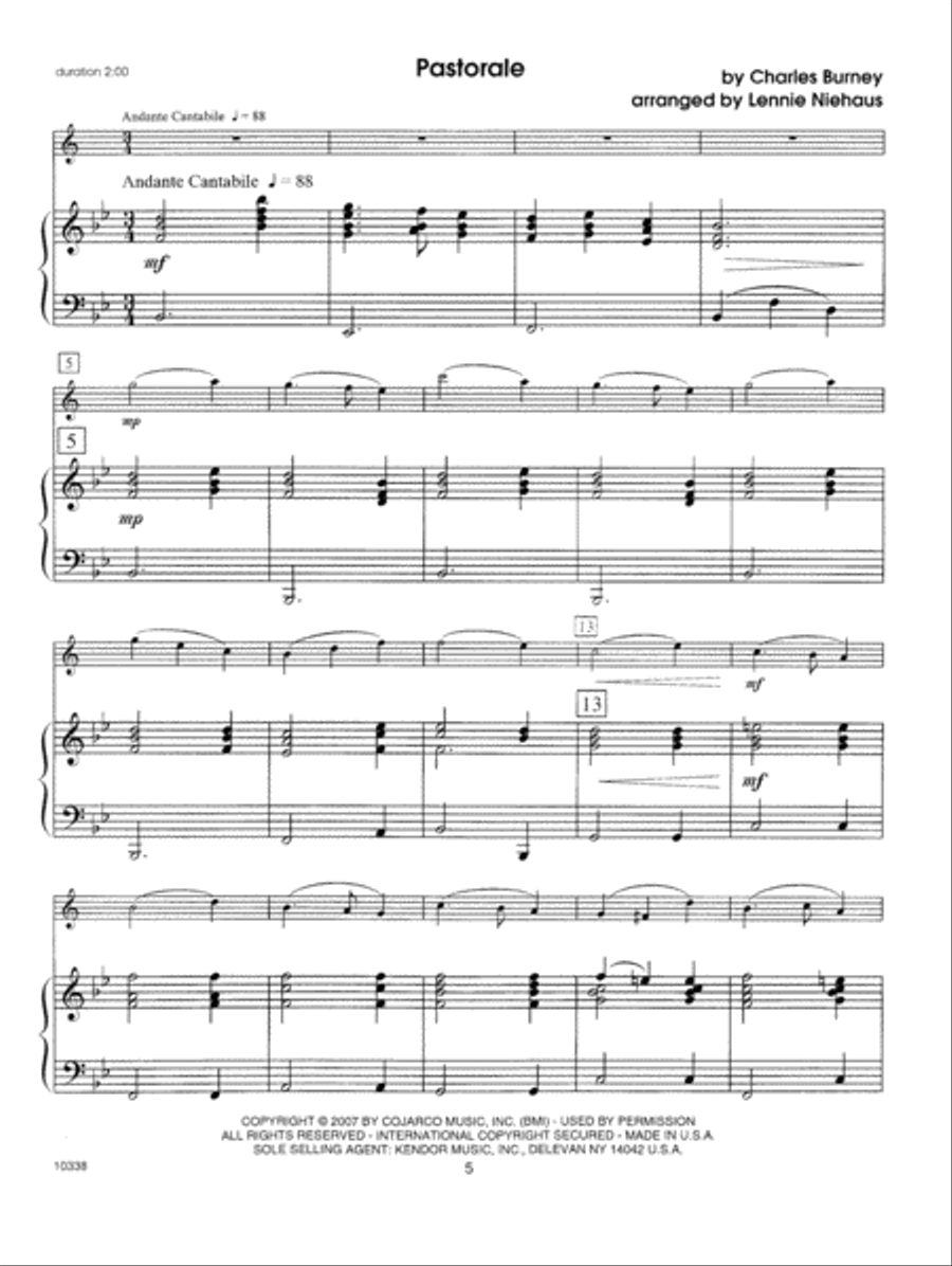 Kendor Recital Solos - Tenor Saxophone (Piano Accompaniment Book Only) Tenor Saxophone scores gallery preview page 5