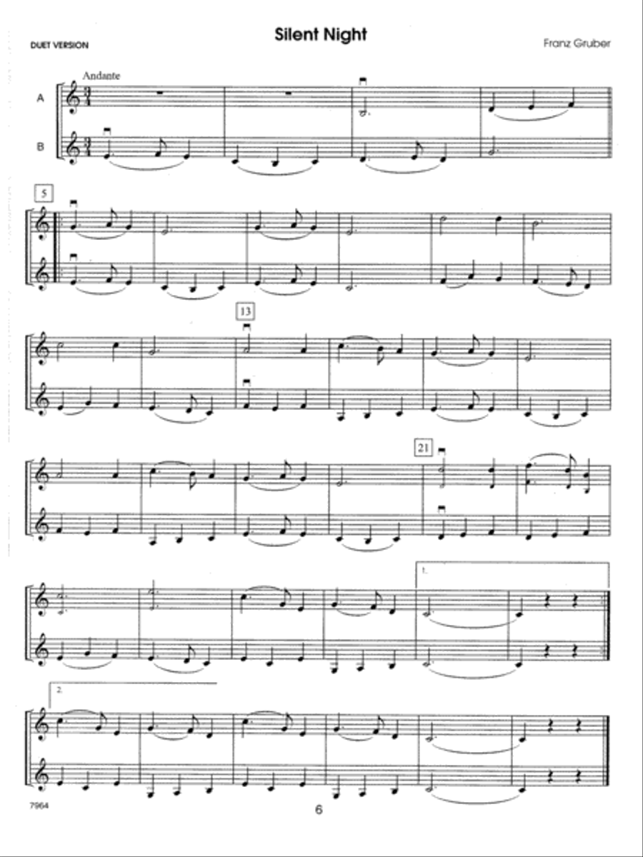 Holiday Strings - opt. Viola T.C. Part scores gallery preview page 6