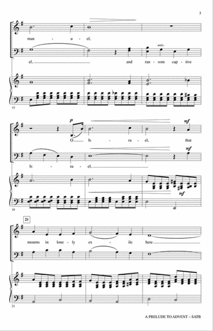 A Prelude to Advent Choir scores gallery preview page 3