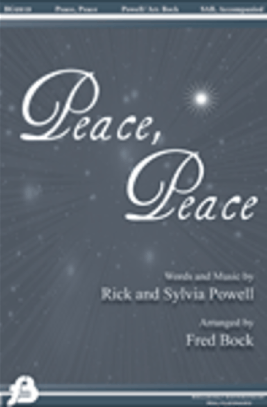 Peace, Peace Choir scores gallery preview page 1