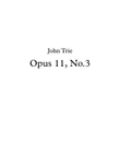 Opus 11, No. 3 mini preview
