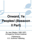 Onward, Ye Peoples! (Bassoon II Part)