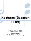 Nocturne (Bassoon II Replacement Part)