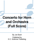 Concerto for Horn and Orchestra (Additional Full Score)