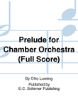 Prelude for Chamber Orchestra