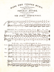 Hark the Vesper Hymn. A Sacred Song and Chorus