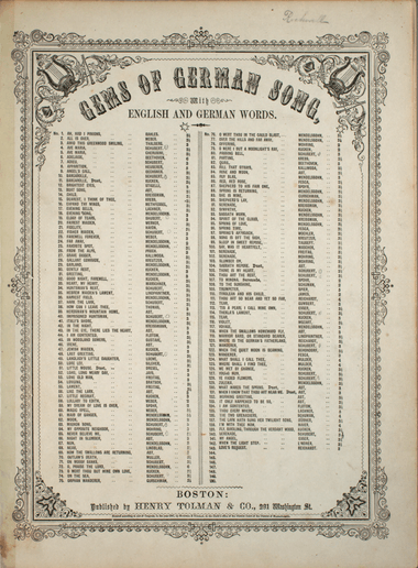 Gems of German Song