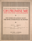 Oh, Promise Me! Song