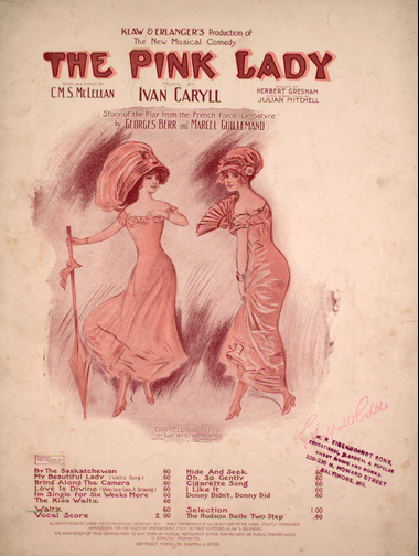 The Pink Lady. Waltz