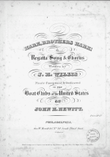 Hark, Brothers Hark! A Regatta Song & Chorus