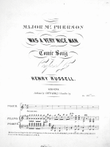 Major McPherson Was A Very Nice Man. Comic Song