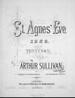 St. Agnes' Eve. Song