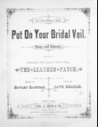 Put on Your Bridal Veil. Song and Chorus