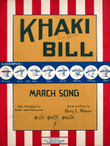 Khaki Bill. March Song