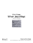 When Jesus Wept