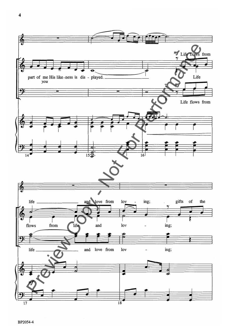 The Image of God The Image of God 4-Part scores gallery preview page 5