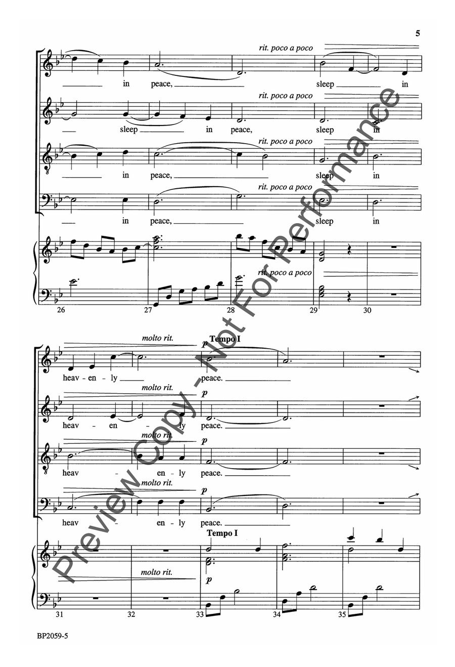 Silent Night - Anglea Silent Night - Anglea 4-Part scores gallery preview page 5