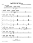 Takin' It to the Streets - Drums