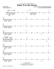 Takin' It to the Streets - Percussion
