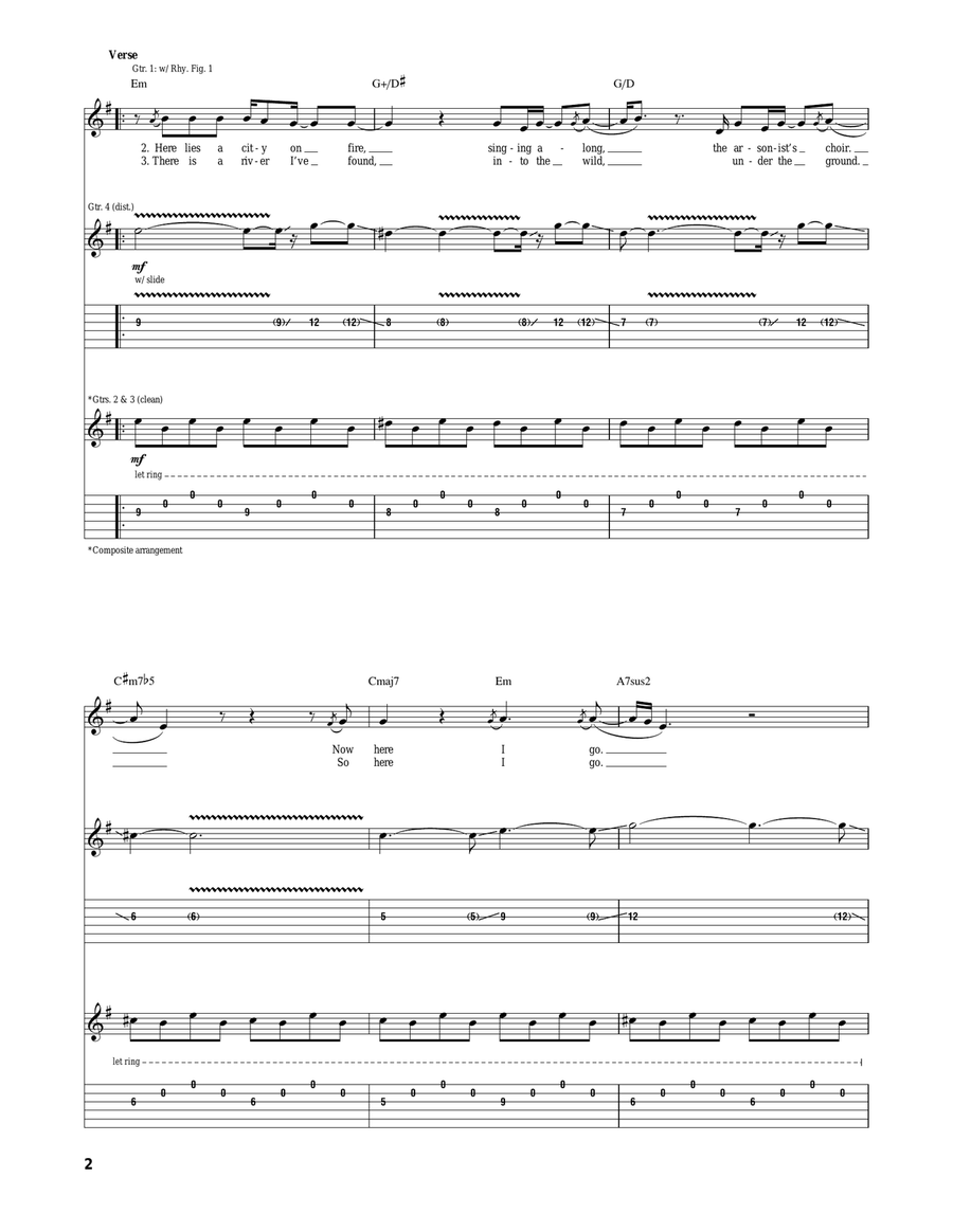 Something From Nothing Something From Nothing Acoustic Guitar scores gallery preview page 2