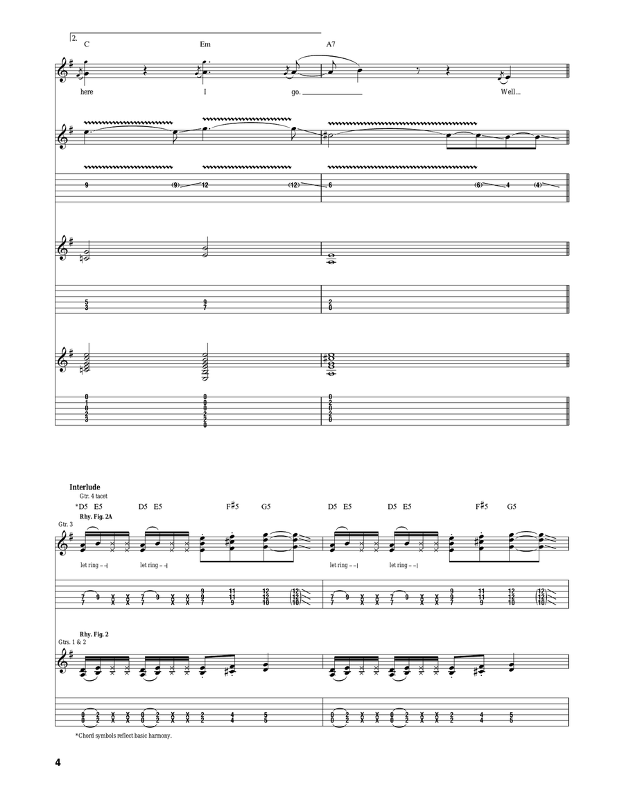 Something From Nothing Something From Nothing Acoustic Guitar scores gallery preview page 4