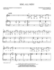 Sing, All Men!