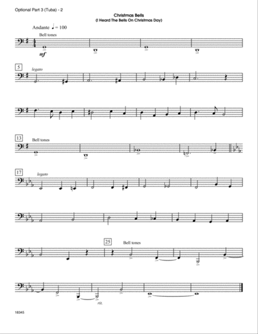 Christmas Album For Brass Trio - Part 3 Brass Trio scores gallery preview page 2