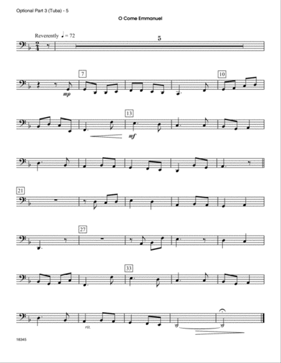 Christmas Album For Brass Trio - Part 3 Brass Trio scores gallery preview page 5