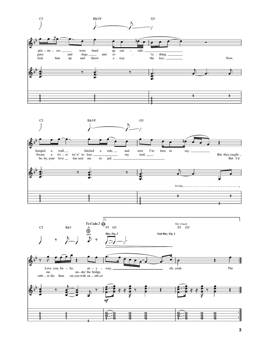Burnin' Sky Burnin' Sky Acoustic Guitar scores gallery preview page 3