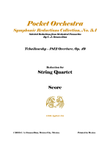 Tchaikowsky - 1812 Overture, Op. 49 - for String Quartet (SCORE)